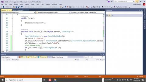 C# Programming SaveFileDialog and Filters