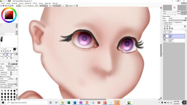 Stylized Painting from Reference in Paint Tool Sai!