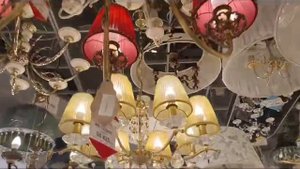 Ассортимент люстр Paderno Luci. Магазин гранд