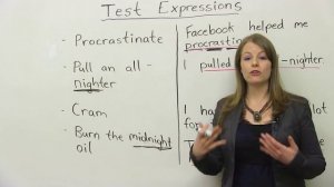 Learn English_ 8 TEST & EXAM Expressions