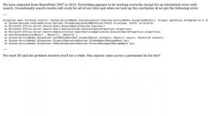SharePoint 2010 Search Error 0x800703fa