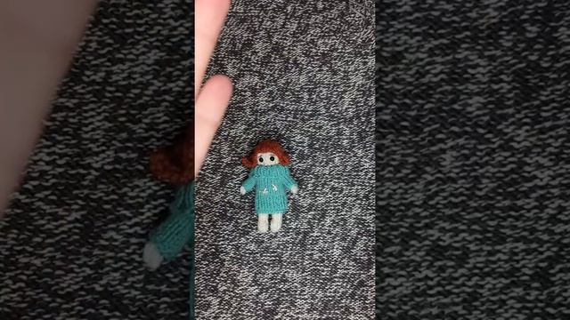 Mini doll knitting pattern. Doll toy for doll. Мастер-класс кукла спицами. Как связать куклу спицами смотреть онлайн