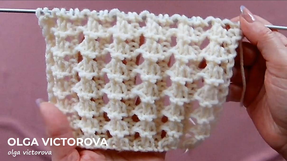 388  АЖУРНЫЙ УЗОР НА ОСНОВЕ ЯПОНСКИХ ДОРОЖЕК Вязание спицами Узоры