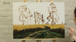 Отрывок урока из онлайн-курса по живописи маслом "Пейзажи"