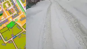 Ориентирование от первого лица (Headcam orienteering 15), спринт по сугробам, Казань, Крылья советов