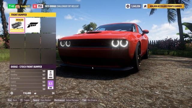 Forza Horizon 5 - Dodge Challenger SRT Hellcat Customization смотреть онлайн