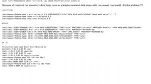 Unix & Linux: Error messages::ext4-fs error(device dm-0) after write-error on swap device