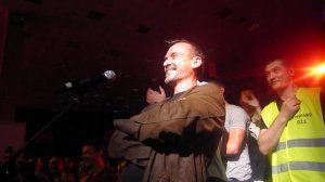 Robert Knepper crashes Manu Bennett's panel at East European Comic Con