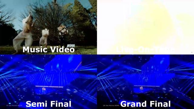 Senhit ft Flo Rida - Adrenalina (Eurovision 2021) || 4-Way Comparison смотреть онлайн