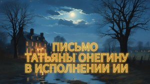 Письмо Татьяны к Онегину