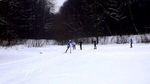 Лыжная тренировка лыжного клуба Измайлово, видеомонтаж Толстиков Игорь