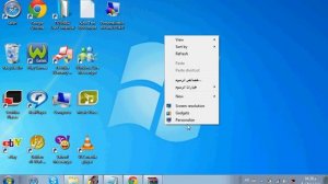 How to get personalization panel in windows 7 starter