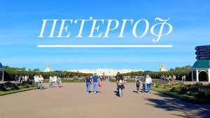 ПЕТЕРГОФ ВЕРХНИЙ ПАРК | прогулка по Верхнему парку в Петергофе Санкт-Петербург