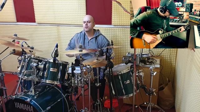 TOTO - HOME OF THE BRAVE Drum cover - Guitar cover смотреть онлайн