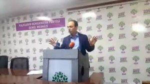 Osman Baydemir, HDP spokeperson's press briging 2017 07 14