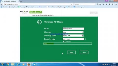 Wireless N wifi repeater how to set up wifi password