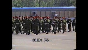 Торжественные мероприятия посвященные 75-летию ОДОН ВВ МВД РФ. 1999 год.