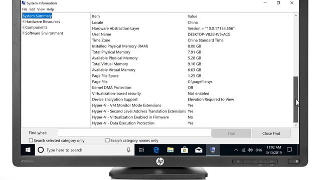 Trouver les caractéristiques techniques de l'ordinateur grâce à Informations système de Windows | H