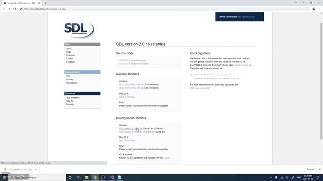 Quick Easy Setup: Visual Studio SDL2 C++ Windows смотреть онлайн