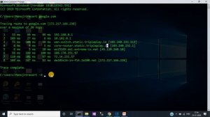 Traceroute Command in Networking - Windows CMD [in Hindi]