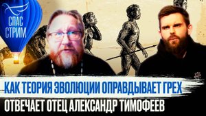 КАК ТЕОРИЯ ЭВОЛЮЦИИ ОПРАВДЫВАЕТ ГРЕХ. ОТВЕЧАЕТ ОТЕЦ АЛЕКСАНДР ТИМОФЕЕВ