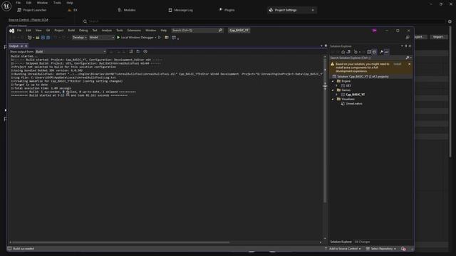 Project Setup C++ UE5.2 | Part - 1 | Visual Studio 2022 + UE5.2 Project Create C++ Blueprint to C++