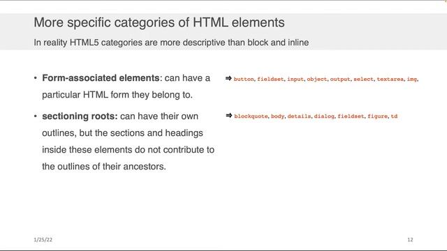 Web Application Development - HTML: An overview