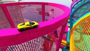 Попробуй Не Упади Челлендж По Разноцветным Кругам ГТА 5 | Гонки GTA 5 Online