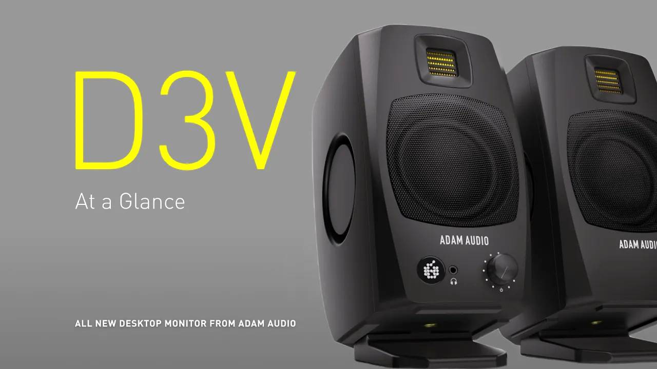 Adam Audio D3V Desktop Monitors at Glance