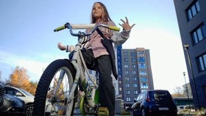 дрифт на велике(не по теме канала))