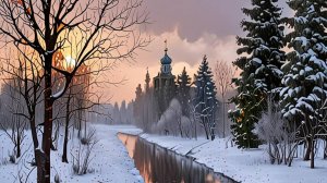 Зимний пейзаж.