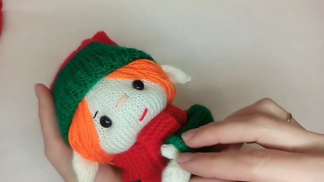 Мастер-класс эльф спицами. Игрушка спицами мк. Как связать эльфа смотреть онлайн