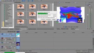 How to make KC1F7 Effect sony vegas