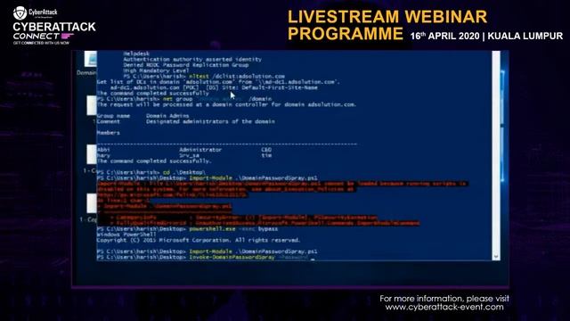 CyberAttack Kuala Lumpur 2020 Cyber Security Webinar & Livestream with Harish Sekar