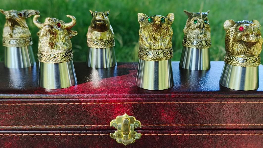 Стопки Перевертыши - нержавеющая сталь MP4 0.27 сек оригинал, лето,лес  обложка для Озона