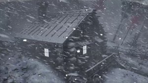 Ледяная МЕТЕЛЬ и завывания арктического ветра в горах Глиттертинд, Швеция. Громкий снежный вихрь