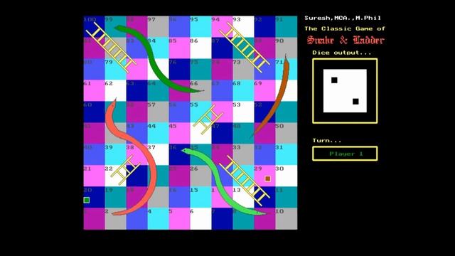 Snake and Ladder Game in C++ | C++ using oop | Source Code | Game Program