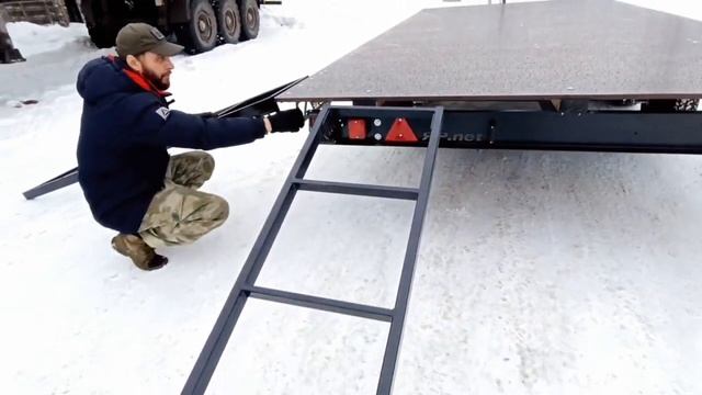 Обзор прицепа под Аэролодку, категория В. ЯрПрицеп Красноярск смотреть онлайн