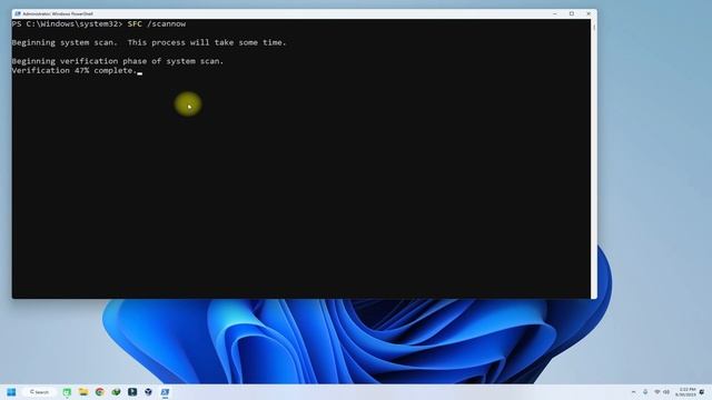 How to use the System File Checker tool to repair missing or corrupted system files in Windows 11