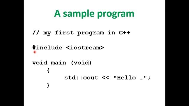 C++ Programming Lecture 01 (COSC-1101) Urdu : : Hindi