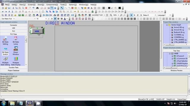 FUNCTION OF DIRECT WINDOW NB Designer