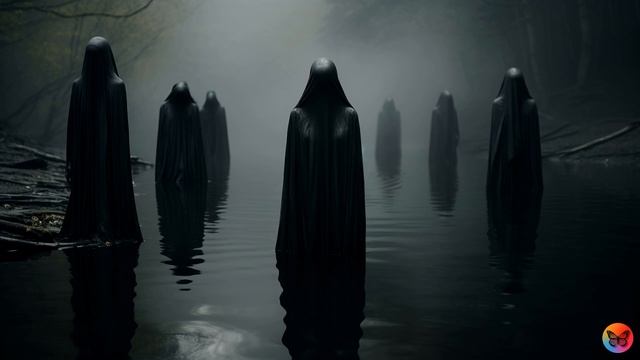 ТАЙНА - Gregorian Nuns Stand In Black Lake & Listen To Heavenly Chants & Pray Silently To God