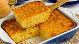 Аппетитные кусочки.
СЛАДКАЯ РИСОВАЯ ЗАПЕКАНКА С ТЫКВОЙ