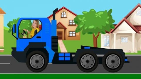 Грузовик - Левий Лев - песня про машинки грузовики.