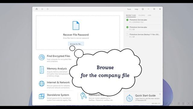 QUICKBOOKS, FORGOTTEN PASSWORD; REMOVE ADMIN PASSWORD WITH PASSWARE KIT FORENSIC