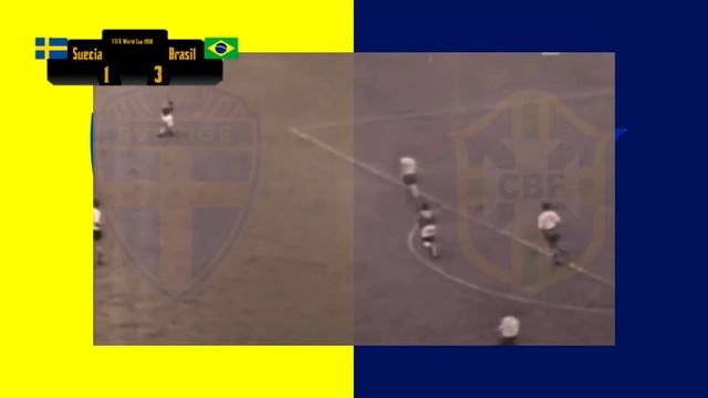 Suecia vs Brasil | FIFA World Cup 1958 | Final смотреть онлайн