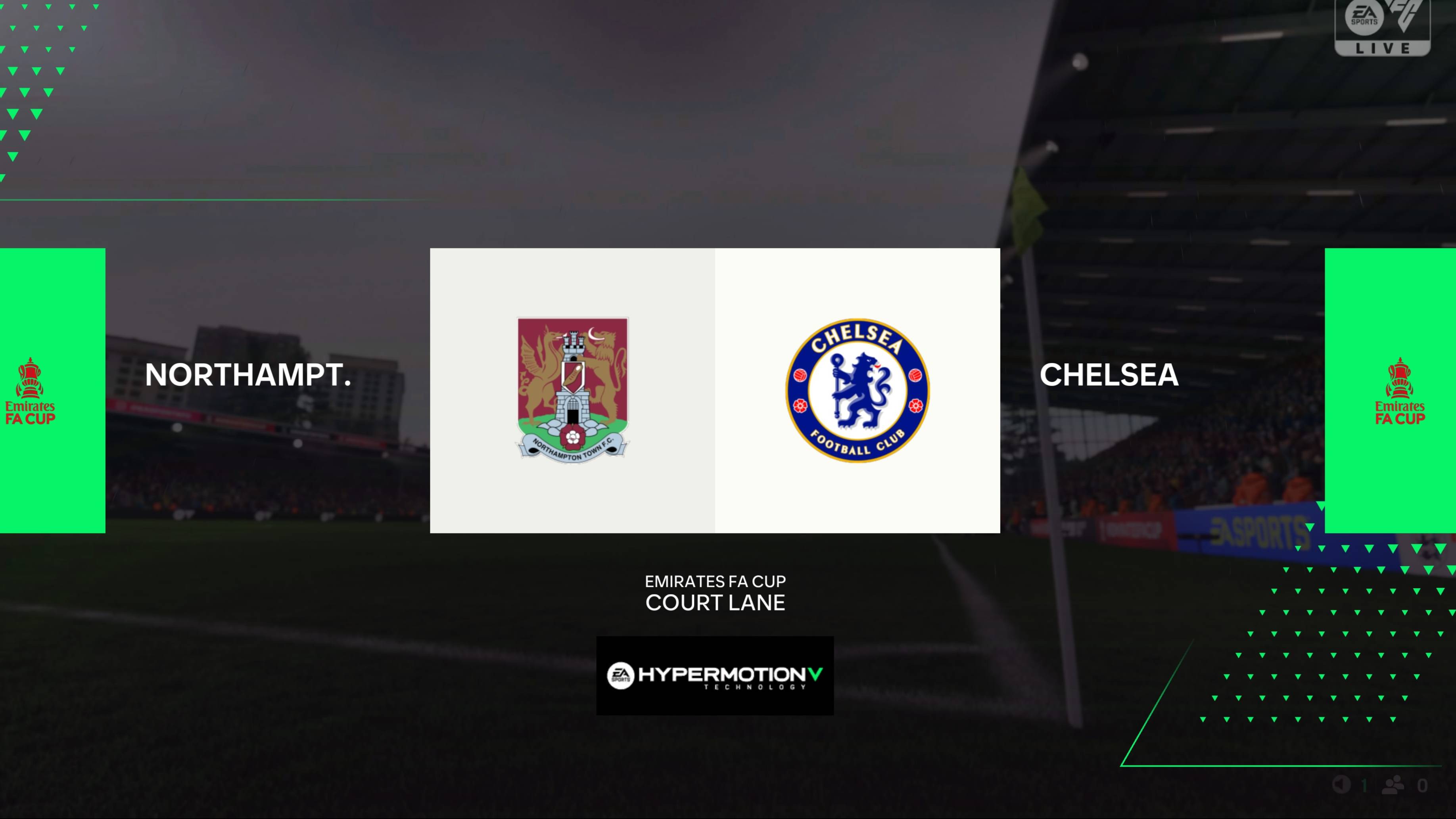 FC 25 PS 5 Карьера за Челси 2024-2025.1/8 финалаEmirates FA Cup Нортхэмптон-Челси 44.