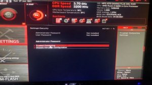 How to enable fTPM in bios AMD CPU