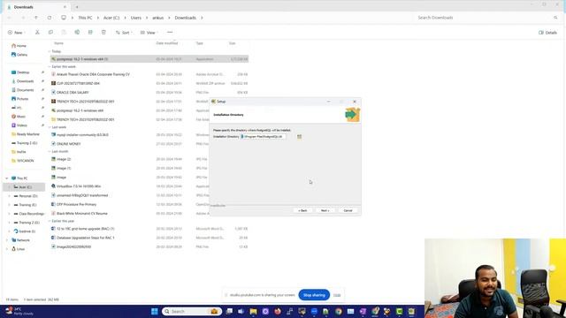 [Live] PostgreSQL Database installation on Windows