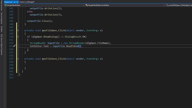 C# Projects for Beginners: Creating Text Editor 13/16